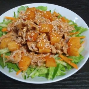 豚しゃぶカクテキサラダ